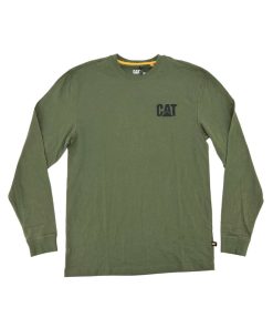CAT Men’s Green Long Sleeve Shirt / Various Sizes