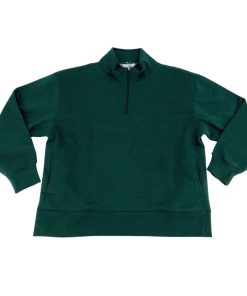 Tuff Athletics Women’s Green 1/4 Zip Fleece Pullover Sweater / Various Sizes
