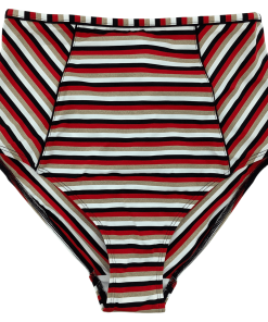 Panache Swim Women’s Bathing Suit Bottoms / High Waisted / Black Disco Stripe / Various Sizes