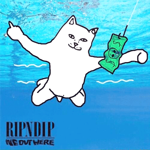 RIPNDIP Lord Nermal Fuckin Fuck Deck 8″ x 31.75” Black - Image 3