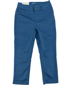 Up! Women’s Blue Denim Style Cropped Pants / Various Sizes